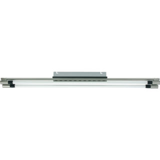 Plafond AMETISTA 2x39W G5 T5 C.94,5xL.10,5xAlt.6,5cm Wengue/Cinzento