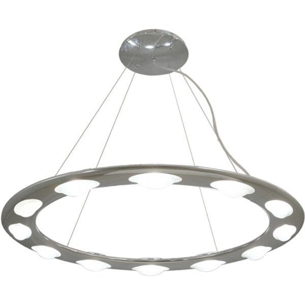 Candeeiro de tecto NAZARINA 12xG9 Alt.Reg.xD.81cm cromado
