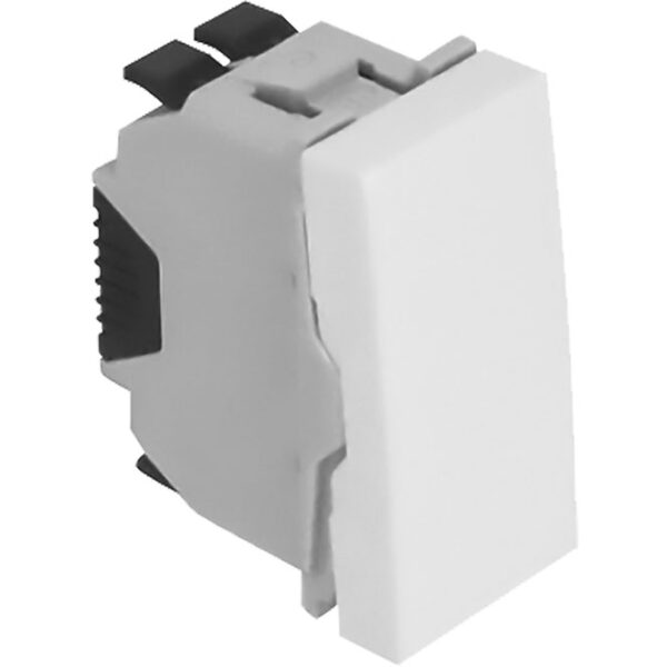 Botão basculante QUADRA45 (1 módulo) 10A 250Vac alumina