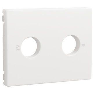 Centro SIRIUS70 para tomada R-TV branco