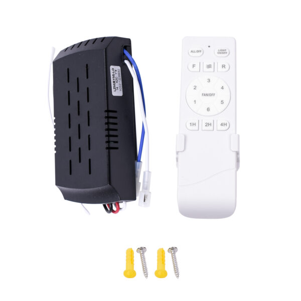 Kit comando remoto e controlador para ventoinhas com motor DC