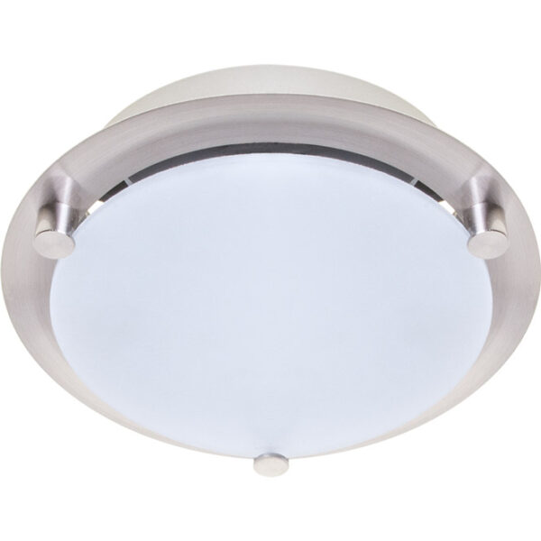 Plafond LARGO pequeno 1xG9 Alt.4,5xD.16,5cm Níquel