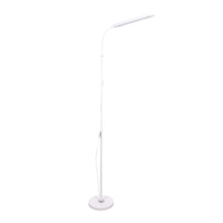 Candeeiro de pé OFFICE 8W LED 3000-4000-6000K Alt.174xD.21cm branco