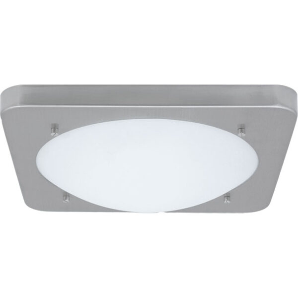 Plafond ALTAMIRA quadrado 30x30 2xE27 C.31xL.31xAlt.7cm níquel