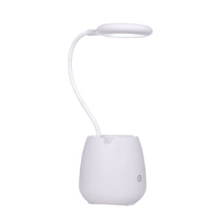 Candeeiro de mesa SPEAKER 5W LED 6500K intensidade regulável, coluna de som bluetooth e bateria