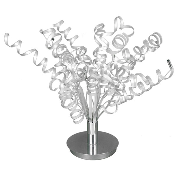 Candeeiro de mesa TARFAYA 6xG4 12V Alt.90xD.60cm cromado