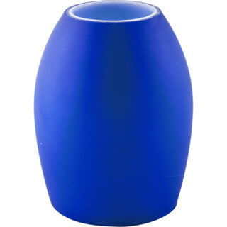 Tulipa azul de vidro para suporte E14 9,5xD.7,5cm