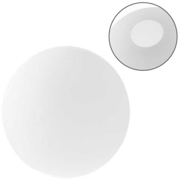 Vidro GLOBAL branco D.25cm para suspensão