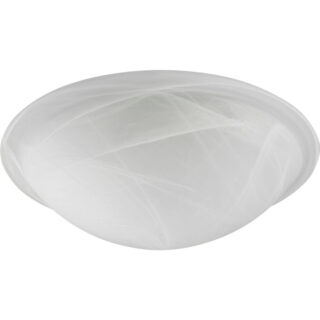 Vidro DUNA redondo branco D.30xAlt.6cm para plafond