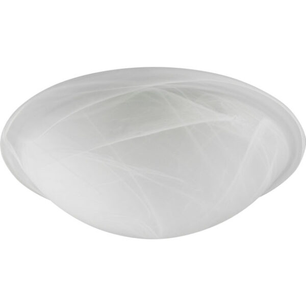 Vidro DUNA redondo branco D.30xAlt.6cm para plafond