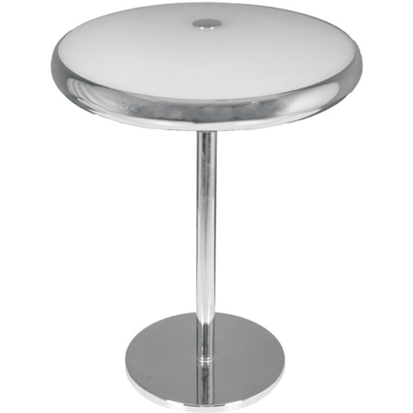 Candeeiro de mesa JANDIRA 1x2GX13 T5 circ. Alt.49xD.38cm cromado