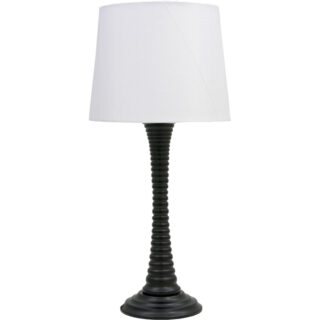 Base para candeeiro de mesa MADALENA 1xE27 Alt.39xD.14cm Castanho