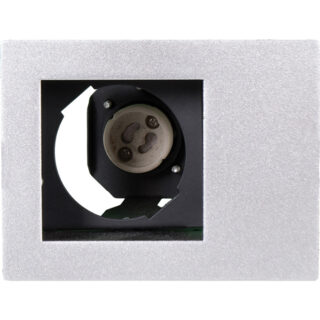 Foco de encastrar PROMETHEUS 1xGU10 C.12xL.9xAlt.0,2cm cinzento