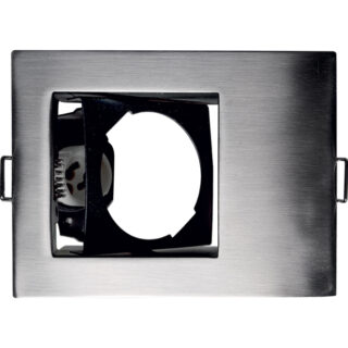 Foco de encastrar PROMETHEUS 1xGU10 C.12xL.9xAlt.0,2cm níquel