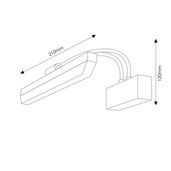 Aplique de parede LED Buet 10W 6000K - Image 2