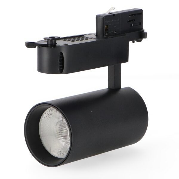 Foco LED para Calha Preta Turin 30W Trifásica 6000K