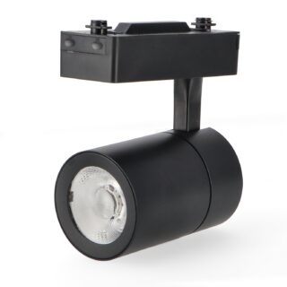 Foco LED para calha Preto Clean 30W Monofásica CCT