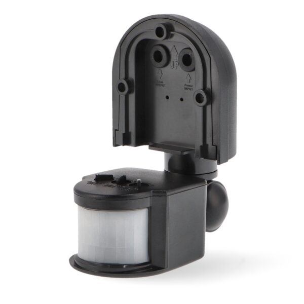 Detetor de movimento PIR 180º Superfície Preto
