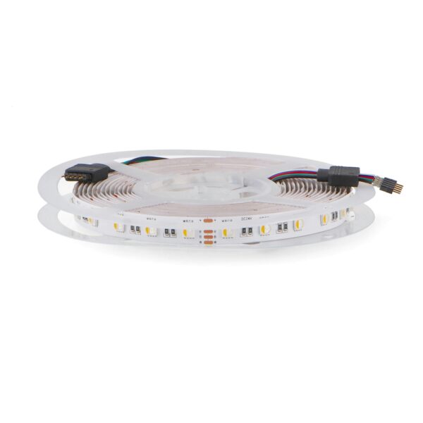 Fita LED 24V CC SMD5050 Videny IP20 60 LED/m - 5 Metros RGB+W (3000K)