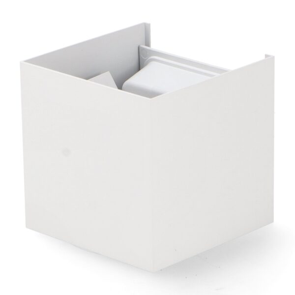 Aplique de parede LED branco Cube 12W IP54 CCT - Image 4