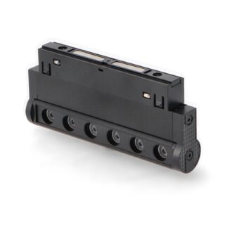 Foco LED Linéaire Serie 16Mm 6W de Calha Magnética Preto 48V 3000K