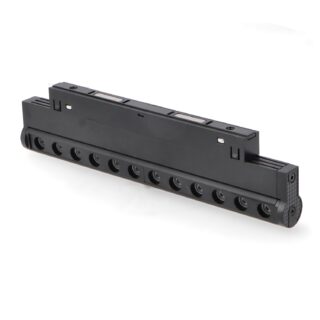 Foco LED Linéaire Serie 16Mm 12W de Calha Magnética Preto 48V 3000K