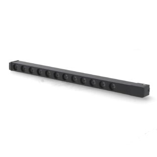 Foco LED Hallway Serie 16Mm 12W de Calha Magnética Preto 48V 3000K