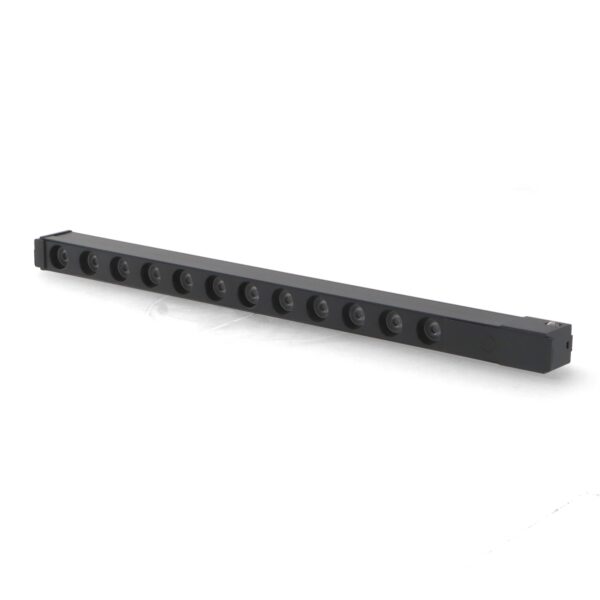 Foco LED Hallway Serie 16Mm 12W de Calha Magnética Preto 48V 4000K