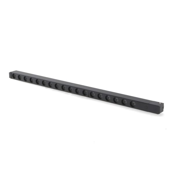 Foco LED Hallway Serie 16Mm 18W de Calha Magnética Preto 48V 3000K