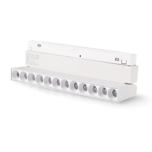 Foco LED Aotrom 12W para calha magnética Branco 48V Serie 20Mm - 4500K