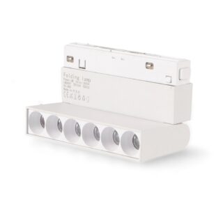 Foco LED Aotrom 6W para calha magnética Branco 48V Serie 20Mm - 3000K