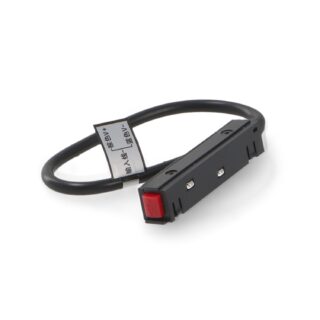 Conector com cabo para Fonte Alimentação externa calha Magnética Serie 16Mm Preto