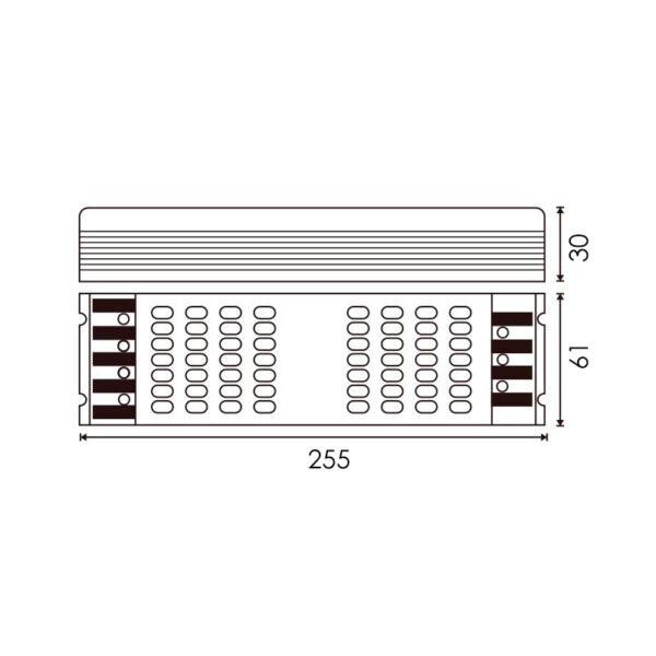 Fonte de alimentação regulável por APP Tuya Led 400W 24Vdc RGB+CCT - Image 2