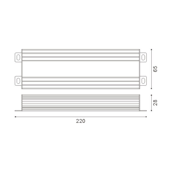 Transformador para fitas LED 200W 12VDC IP65 - Image 2