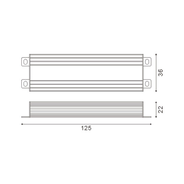 Transformador para fitas LED 36W 24VDC IP65 - Image 2
