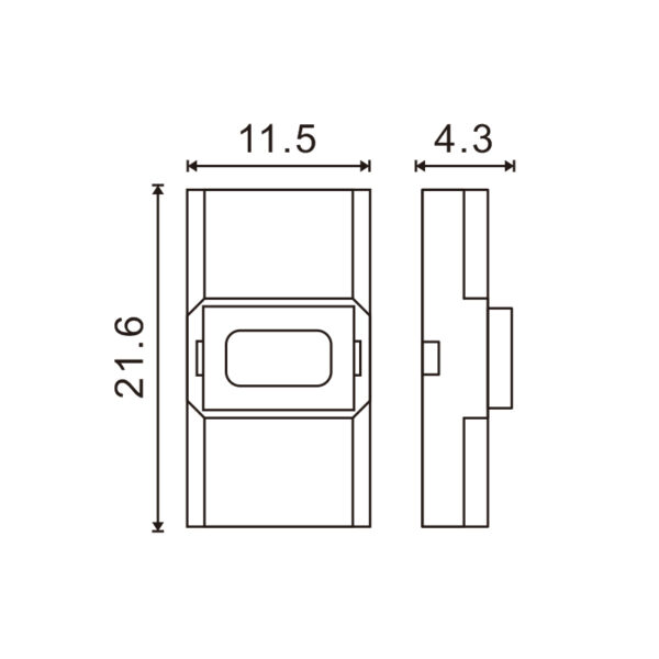 Conector UltraMini para Fita 10MM 12V/24V monocromático - Image 2
