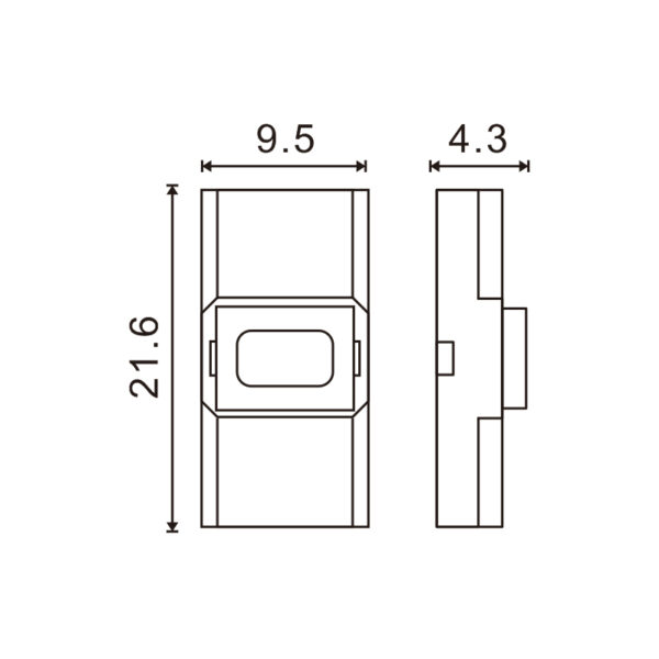 Conector UltraMini para Fita 8MM 12V/24V monocromático - Image 2