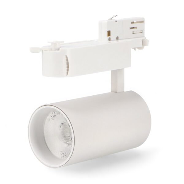 Foco LED para Calha Branca Turin 30W Trifásica 6000K