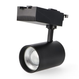 Foco LED para calha Prolux Preto 40W Monofásica - 3000K
