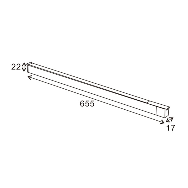Foco LED Lounge Serie 16Mm 20W de Calha Magnética Branco 48V - 3000K - Image 2