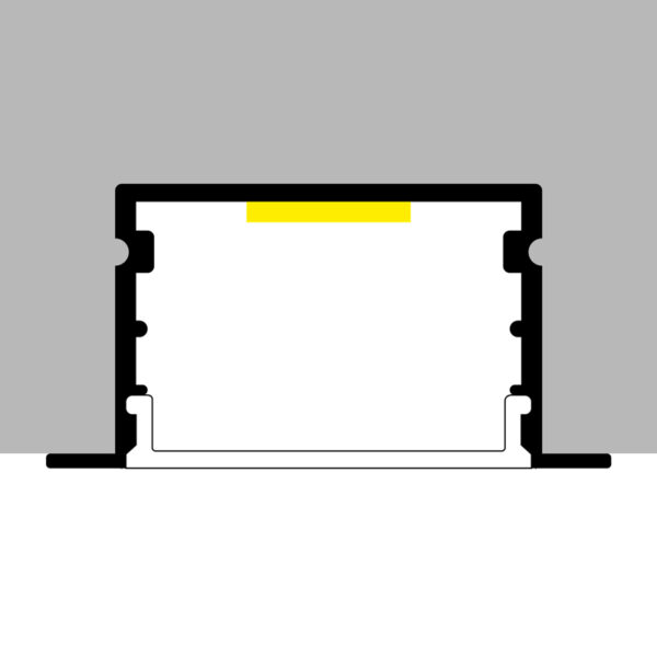 Perfil de Alumínio Oreb - 2 metros - Image 3