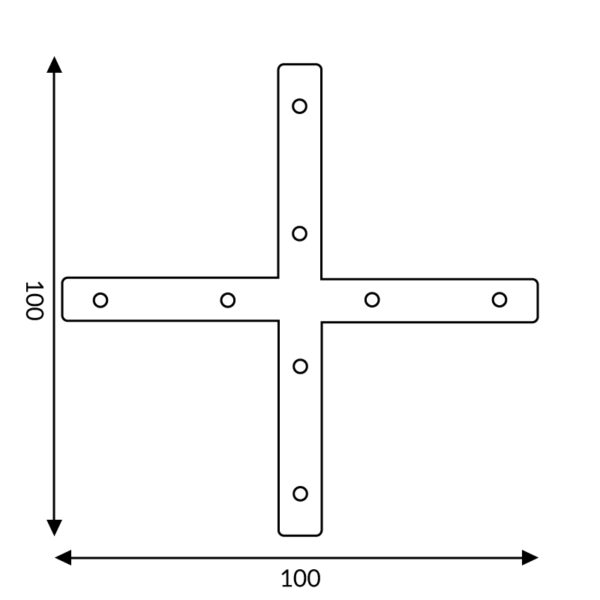 Conector X Plano - Image 2