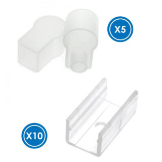 Pack de topos e grampos para Capa de Silicone LM3977