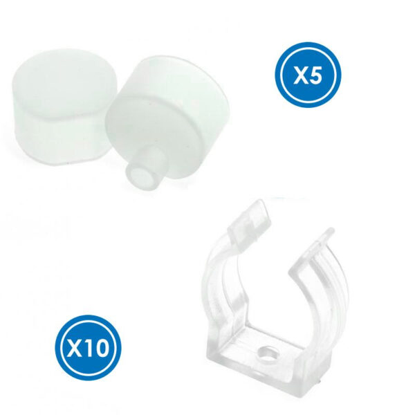 Pack de topos e grampos para Capa de Silicone LM3981