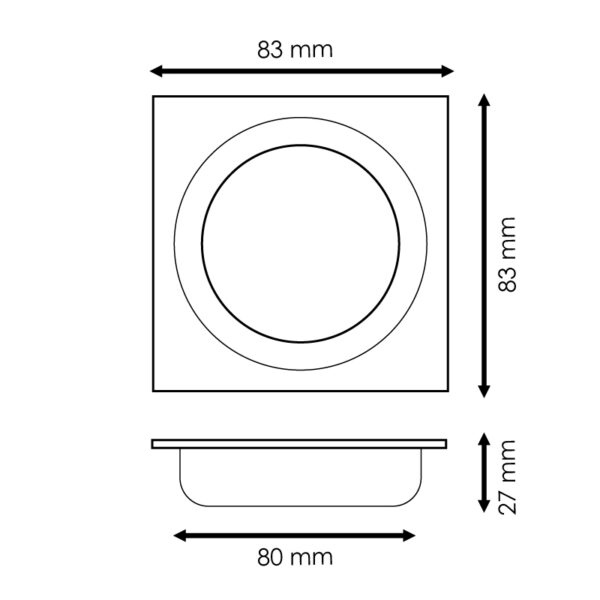 Aro de Embutir para módulo Cobfix 10W - Image 2