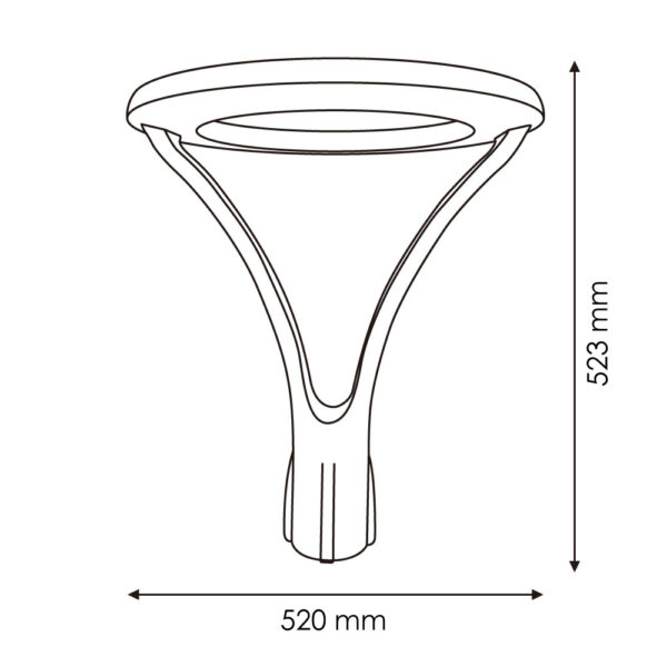 Luminária LED Série Minimal 100W  4000K - Image 2