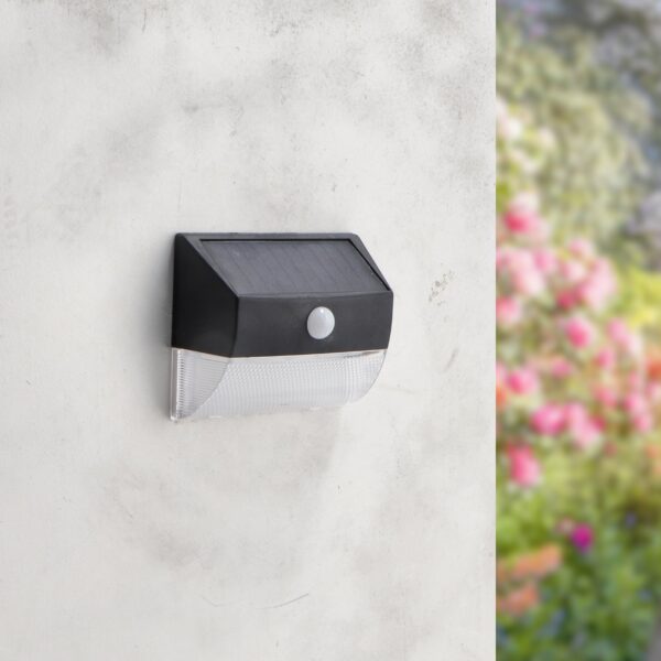 Aplique de parede LED Solar Moon com Sensor de movimento 4500K