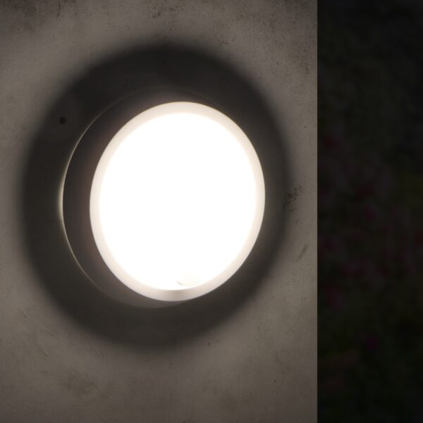 Aplique LED com Sensor movimento Sphere 12W PIR 360º IP64 4500K - Image 3