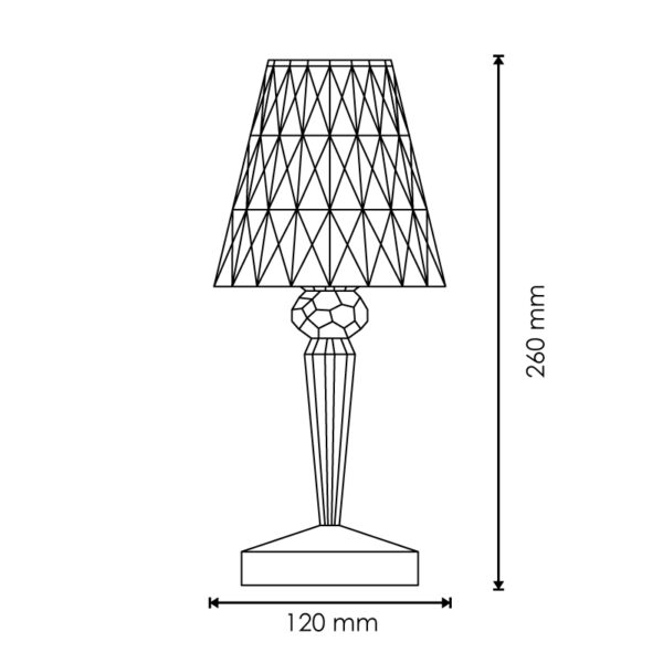 Candeeiro de Mesa LED Diamond 1W CCT - Image 2