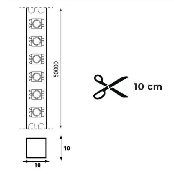 Néon LED Flexível 220VCC Prozny 12W/m (50 Metros) 2100K - Image 2